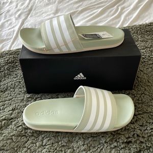 Adidas Adilette Comfort Slides, Size 8
